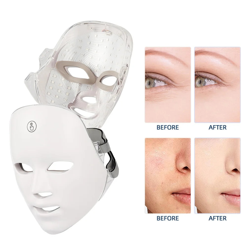 Advanced LED Facial & Neck Mask – Youthful Glow & Skin Care