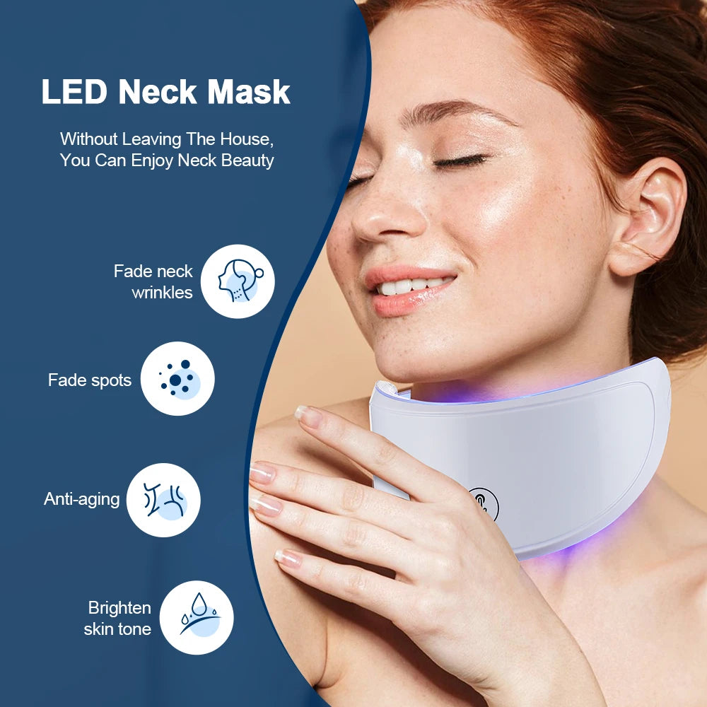 Advanced LED Facial & Neck Mask – Youthful Glow & Skin Care