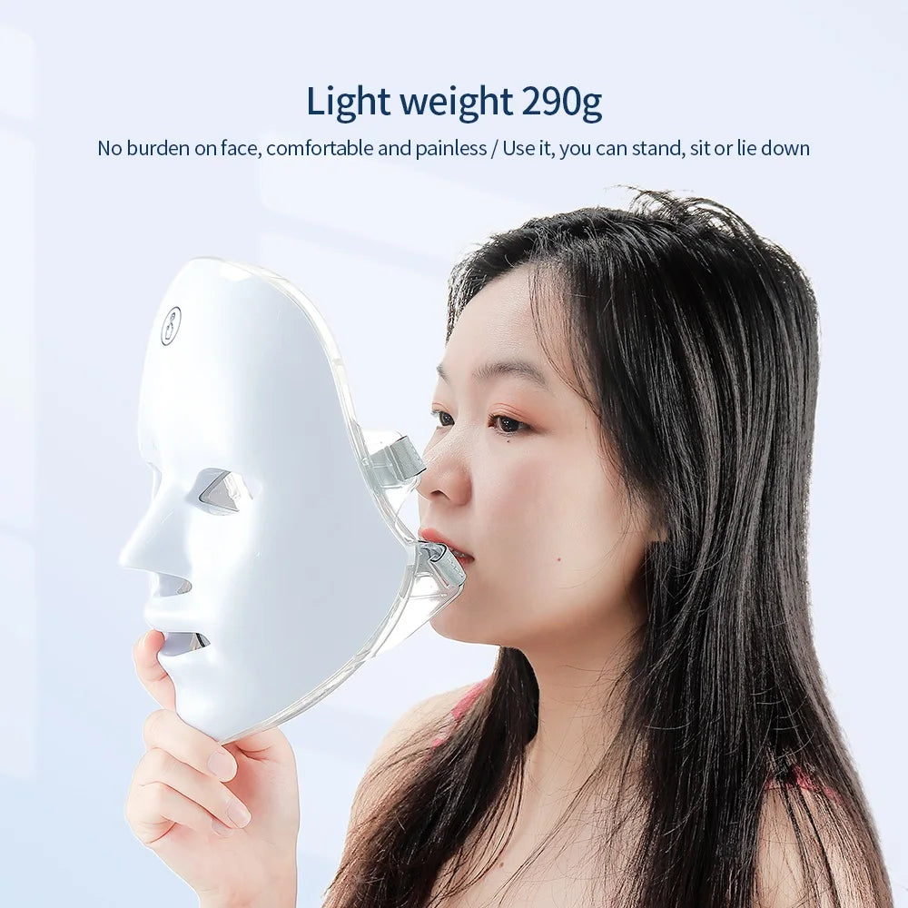 Advanced LED Facial & Neck Mask – Youthful Glow & Skin Care