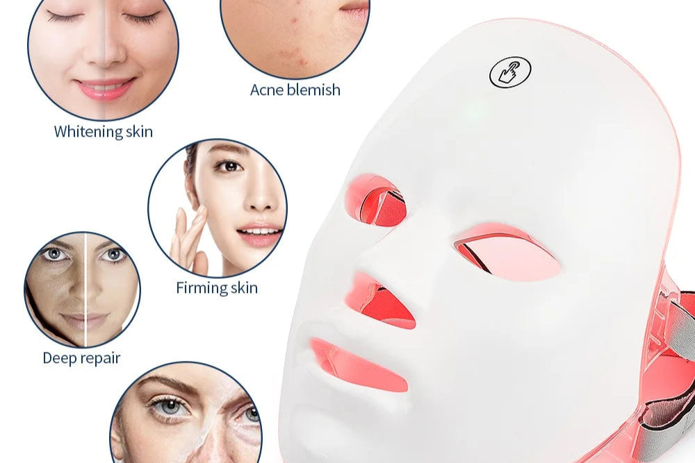 Advanced LED Facial & Neck Mask – Youthful Glow & Skin Care